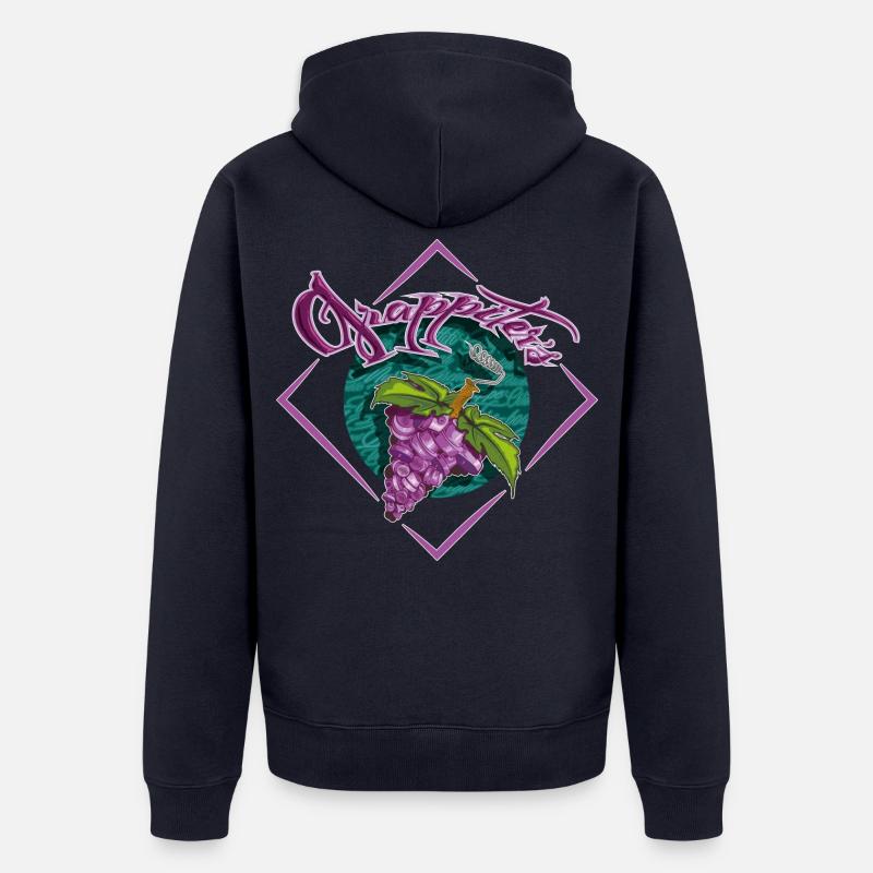 Grap2Caps2 - Veste à capuche bio Premium Unisexe - bleu marine