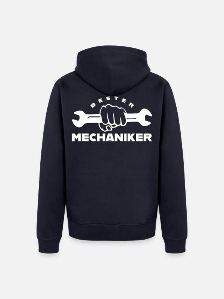 Bester Mechaniker - Unisex Premium Bio Zip Hoodie - Navy