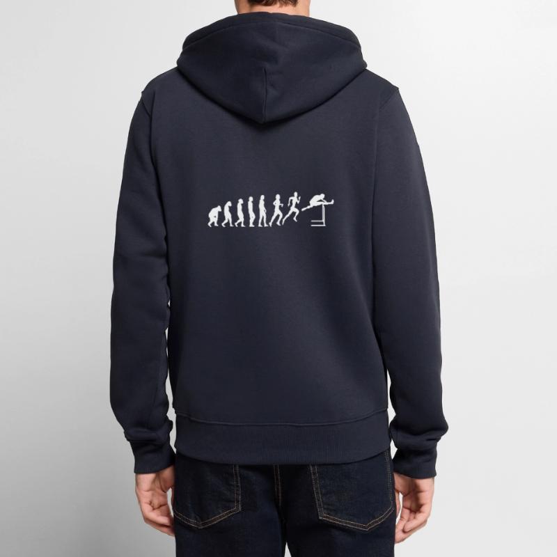 Hurdles Athlétisme Hurdler Evolution Veste à capuche bio Premium Unisexe