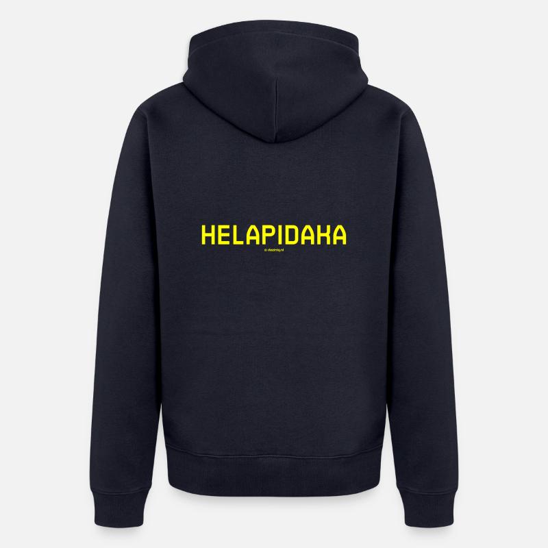 Helapidaka - Unisex Premium Bio Zip Hoodie - Navy