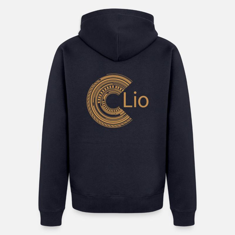 Pour Lio - Veste à capuche bio Premium Unisexe - bleu marine