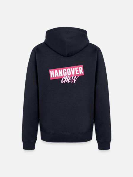 hangover - Unisex Premium Bio Zip Hoodie - Navy