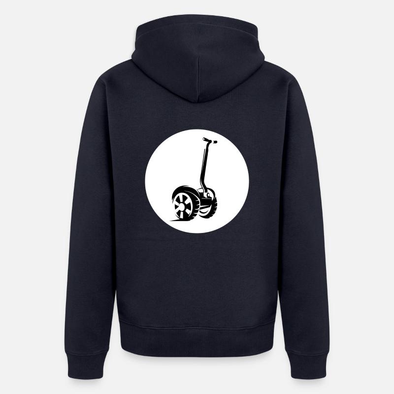 E-Scooter E-Roller Scooter - Veste à capuche bio Premium Unisexe - bleu marine