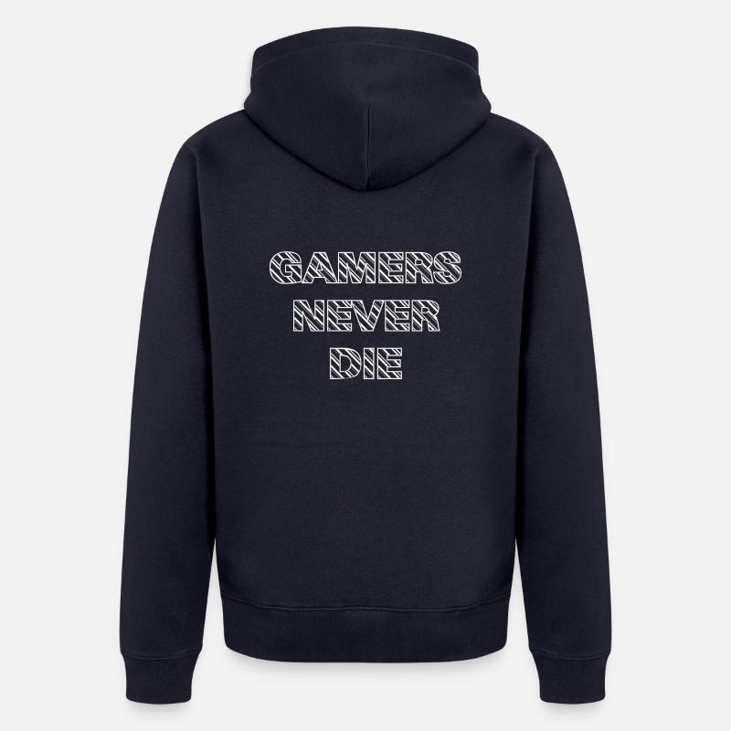Jeu PC de jeu - Veste à capuche bio Premium Unisexe - bleu marine