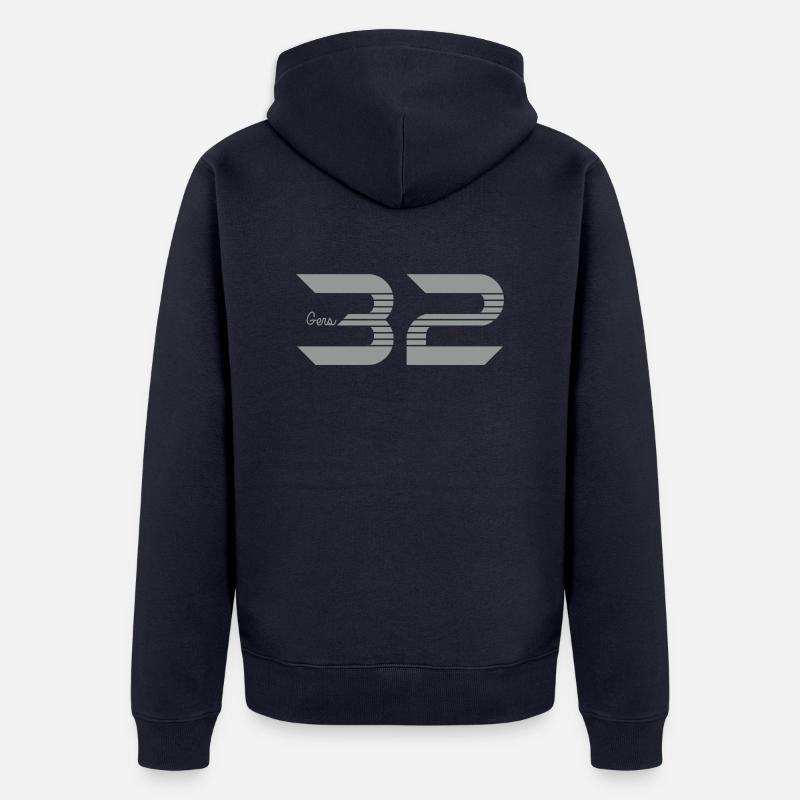 Midi Pyrénées Gers 32 - Veste à capuche bio Premium Unisexe - bleu marine