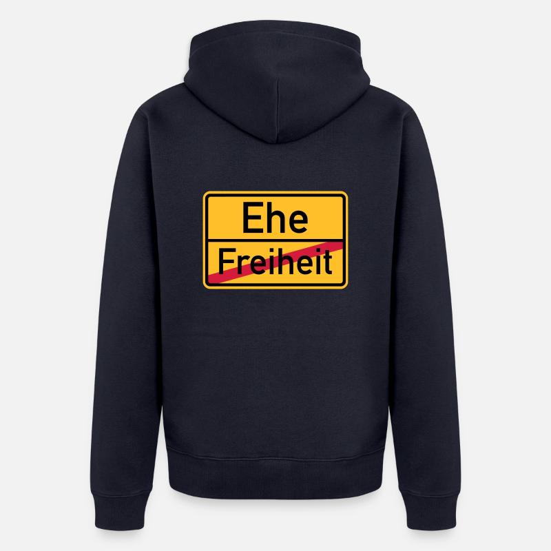 Ehe - Unisex Premium Bio Zip Hoodie - Navy