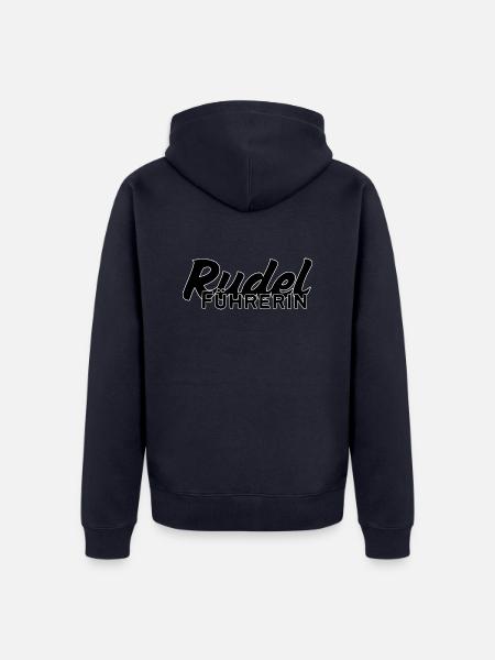 Rudelführerin - Unisex Premium Bio Zip Hoodie - Navy