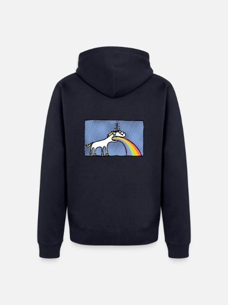 Speinhorn - Unisex Premium Bio Zip Hoodie - Navy
