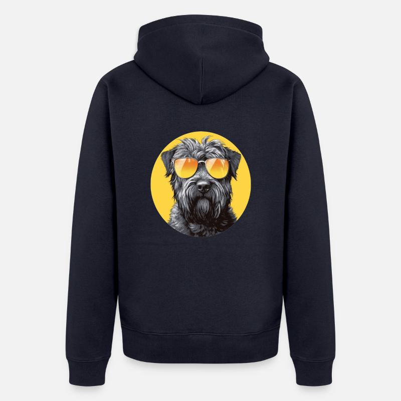 Bouvier - Veste à capuche bio Premium Unisexe - bleu marine