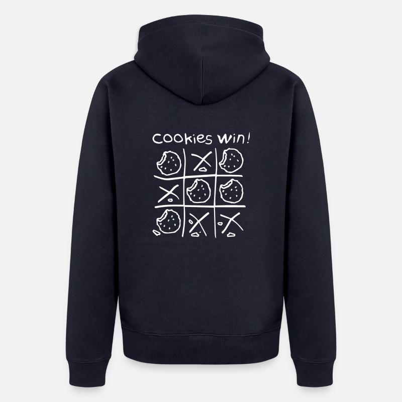 Jeu de société Chess Backgammon Game Night - Veste à capuche bio Premium Unisexe - bleu marine