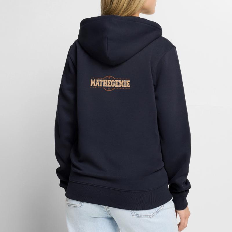 Math genius math professor math student Unisex Premium Organic Zip Hoodie