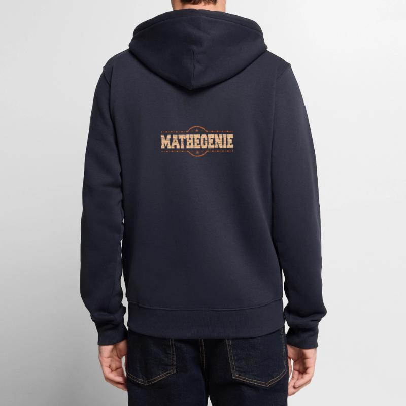Math genius math professor math student Unisex Premium Organic Zip Hoodie