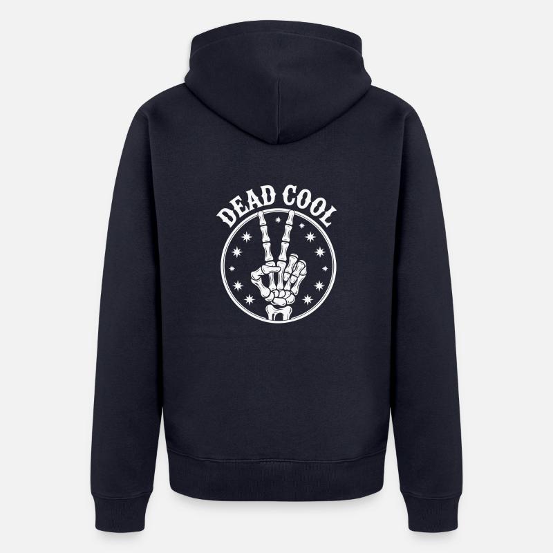 CRÂNE TRÈS COOL - Veste à capuche bio Premium Unisexe - bleu marine