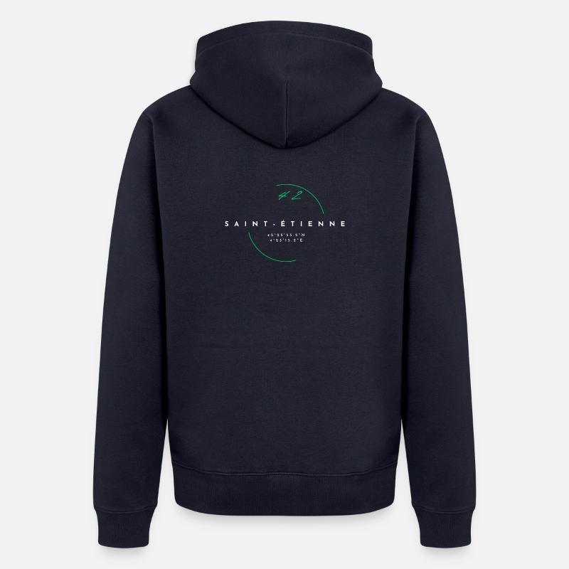 Saint-étienne - cadeau - hollywood - Veste à capuche bio Premium Unisexe - bleu marine