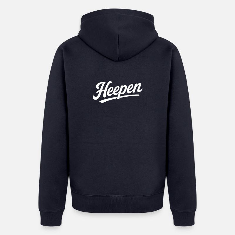 Heepen Bielefeld #heepenstyle - Veste à capuche bio Premium Unisexe - bleu marine