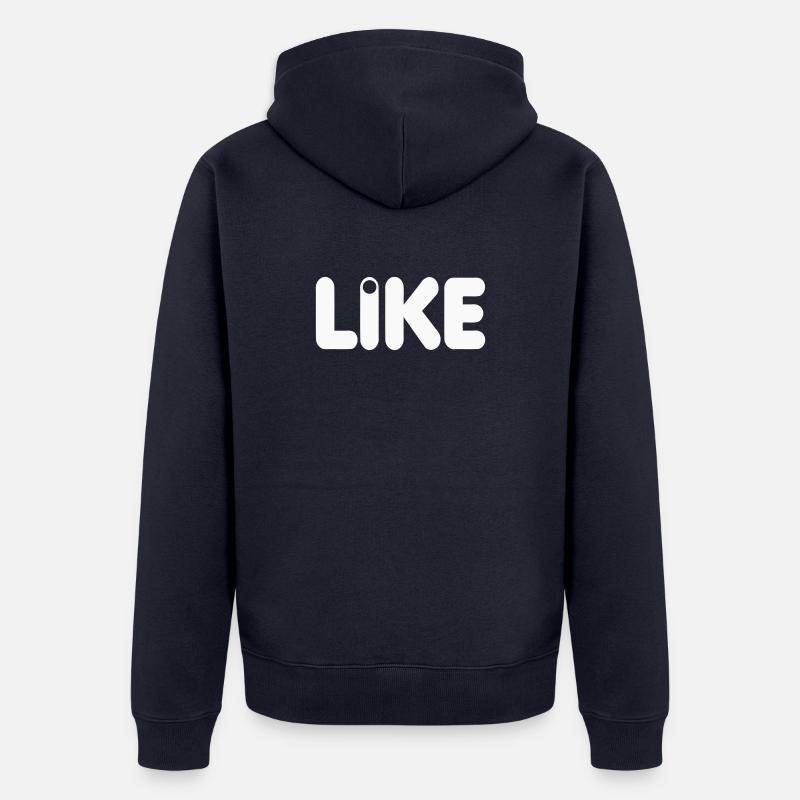 COMME - Veste à capuche bio Premium Unisexe - bleu marine