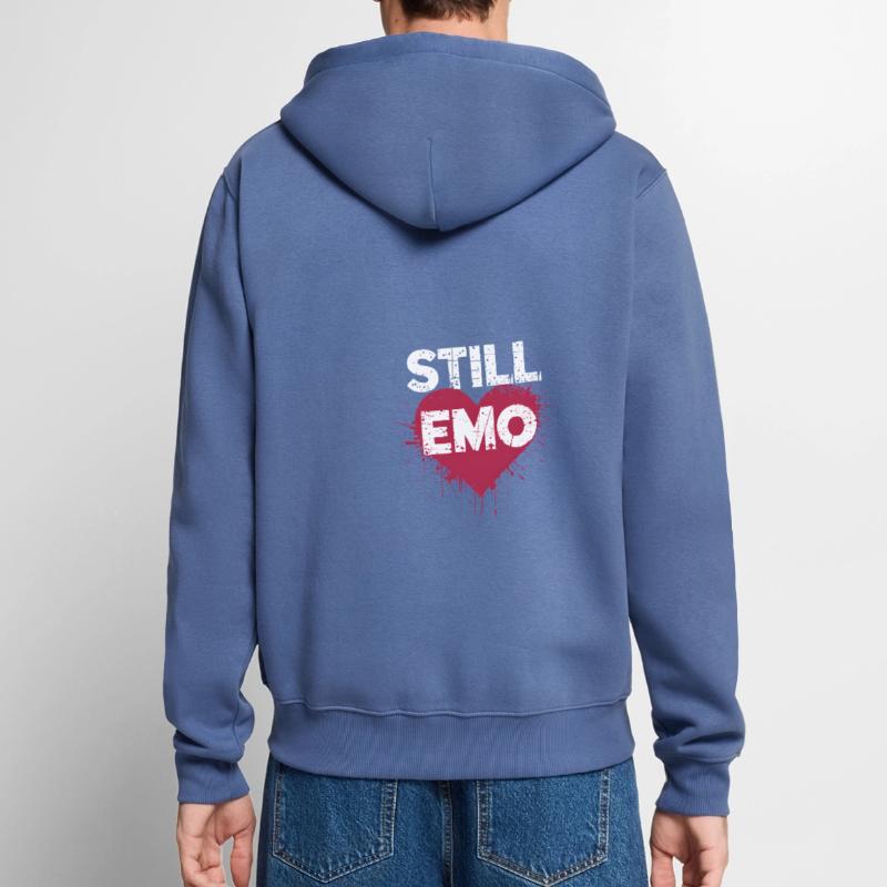Toujours Emo ! Emo Goth Alternative Veste à capuche bio Premium Unisexe
