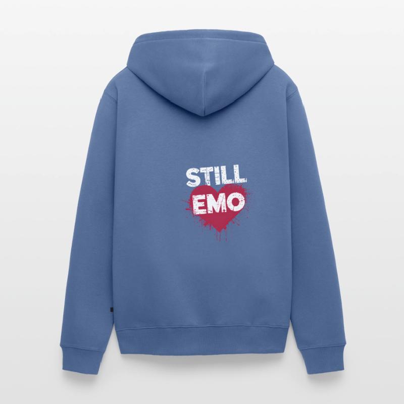 Toujours Emo ! Emo Goth Alternative Veste à capuche bio Premium Unisexe