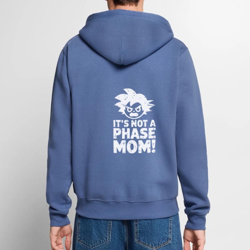 It's not a phase mom! Emo Goth Alternative Unisex Premium Bio Zip Hoodie