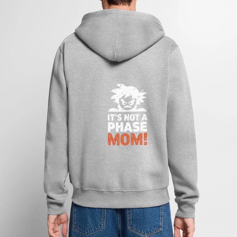 It's not a phase mom! Emo Goth Alternative Unisex Premium Bio Zip Hoodie