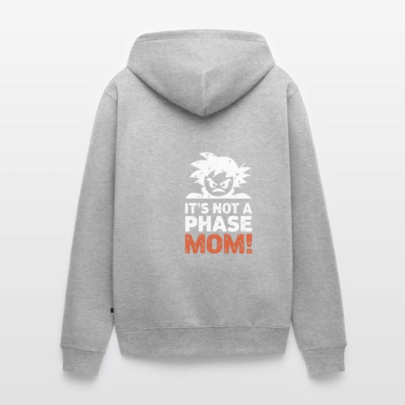 It's not a phase mom! Emo Goth Alternative Unisex Premium Bio Zip Hoodie