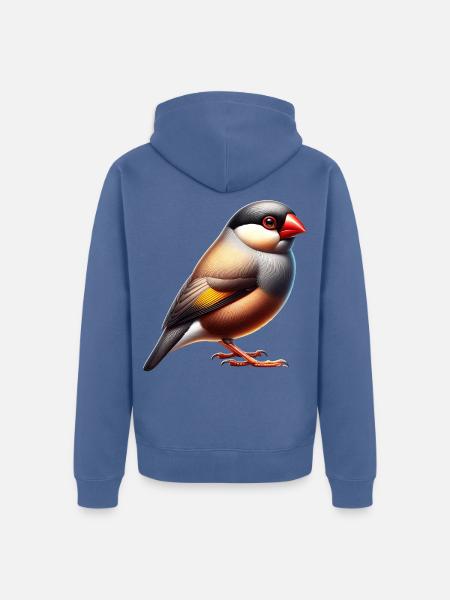 Reisamadine - Unisex Premium Bio Zip Hoodie - Taubenblau