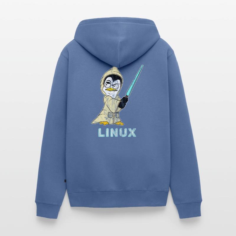 Nerd Linux computer scientist Linux software developer Unisex Premium Organic Zip Hoodie