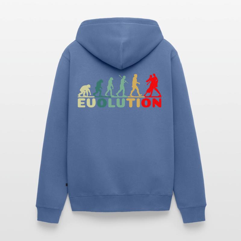 Tango dance dance evolution retro for dance couple Unisex Premium Organic Zip Hoodie