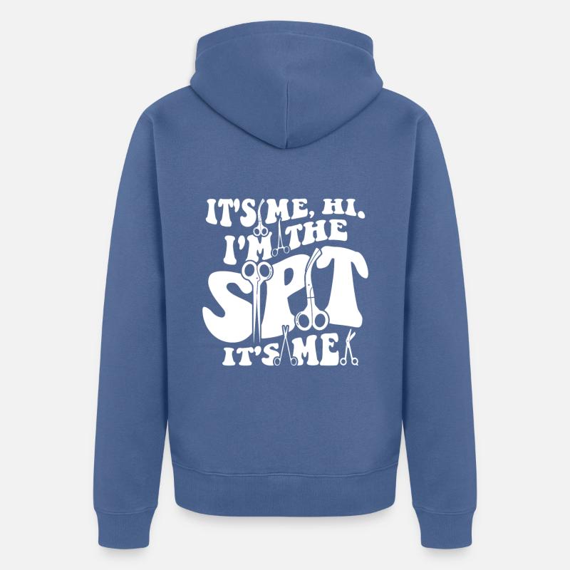Sterile Processing Technician - Unisex Premium Organic Zip Hoodie - stone blue