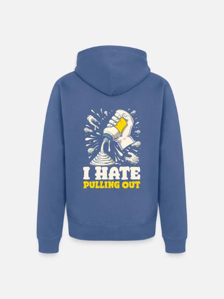 Mayo Lover mayonnaise - Unisex Premium Bio Zip Hoodie - Taubenblau