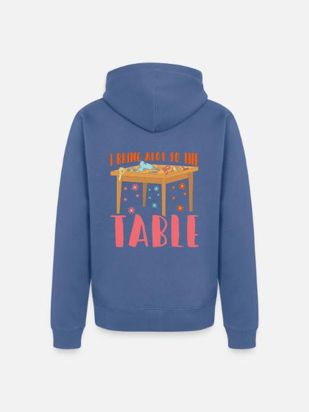 Scrapbooking Scrapbook - Unisex Premium Bio Zip Hoodie - Taubenblau