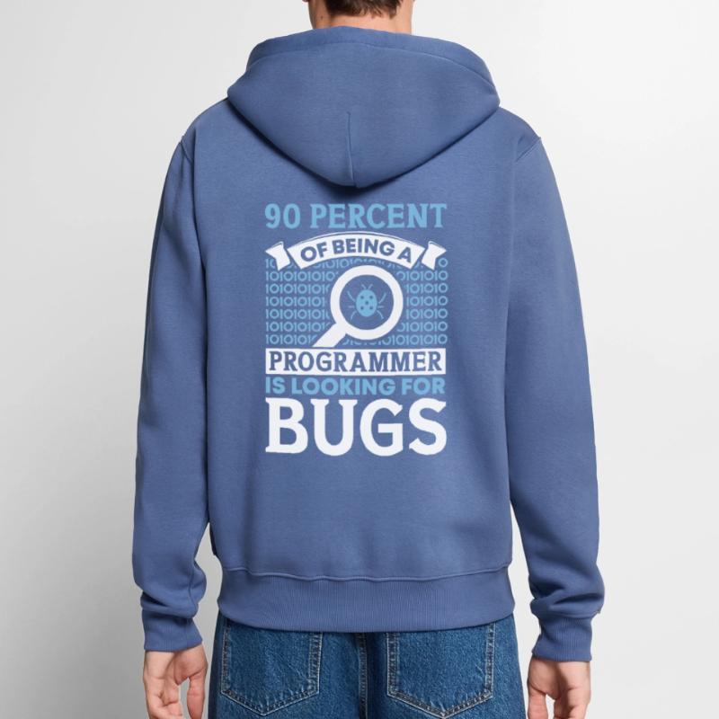 Computer Programmer Computer Programming Unisex Premium Organic Zip Hoodie