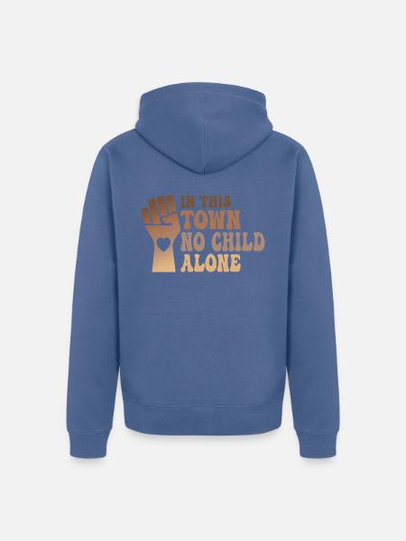 Social worker - Unisex Premium Bio Zip Hoodie - Taubenblau