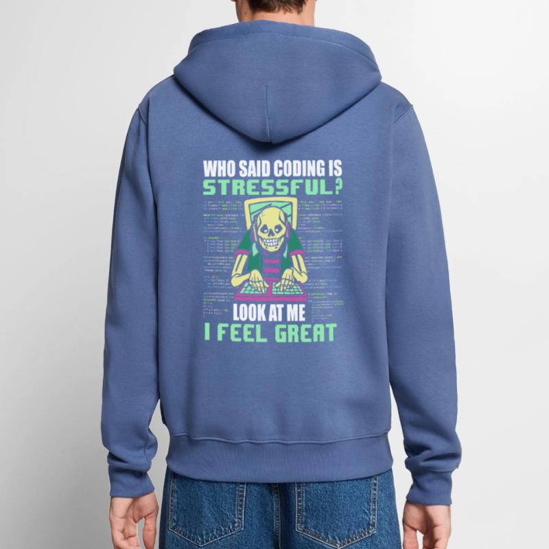 Computer Programmer Computer Programming Unisex Premium Organic Zip Hoodie