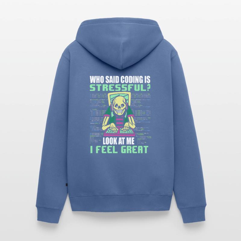 Computer Programmer Computer Programming Unisex Premium Organic Zip Hoodie