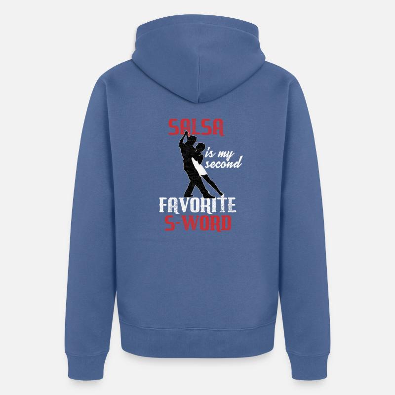 Salsa Dance Danse Salsa - Veste à capuche bio Premium Unisexe - bleu pigeon