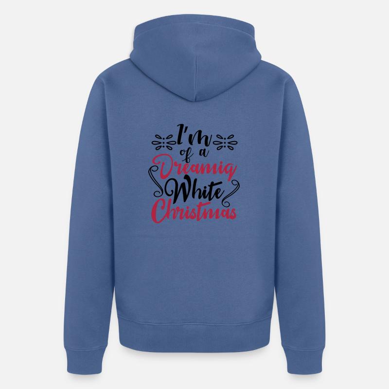 Ich bin von einem - Unisex Premium Bio Zip Hoodie - Taubenblau
