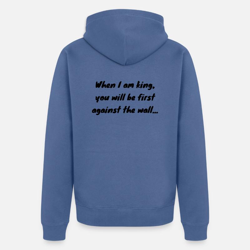 Paranoid Android - Rock - Punk - Veste à capuche bio Premium Unisexe - bleu pigeon