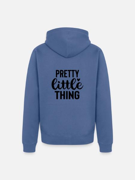 Pretty Little Thing - Unisex Premium Bio Zip Hoodie - Taubenblau