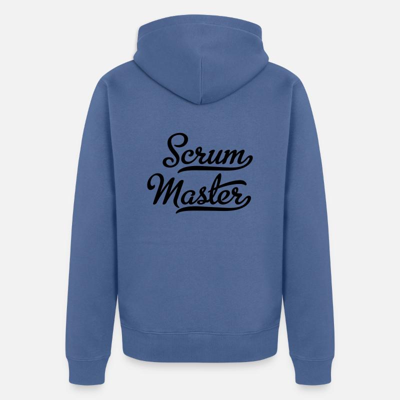 Scrum Master - Veste à capuche bio Premium Unisexe - bleu pigeon