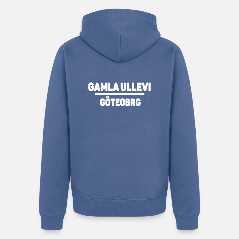 Gamla Ullevi Göteborg - Veste à capuche bio Premium Unisexe - bleu pigeon