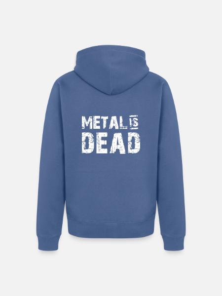 Musik Metal Konzert Metal - Unisex Premium Bio Zip Hoodie - Taubenblau