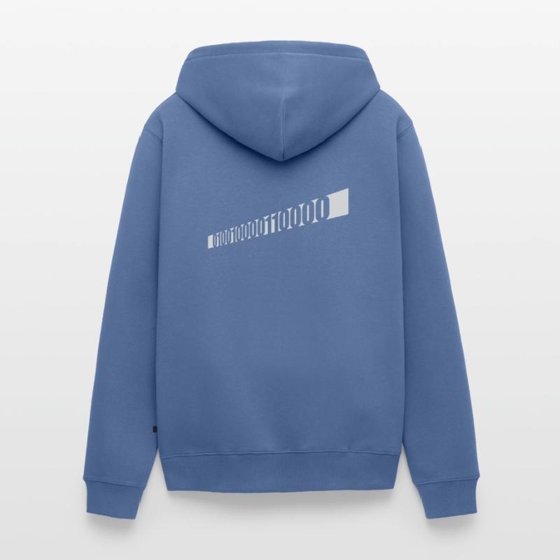 Langage de programme de code binaire Veste à capuche bio Premium Unisexe