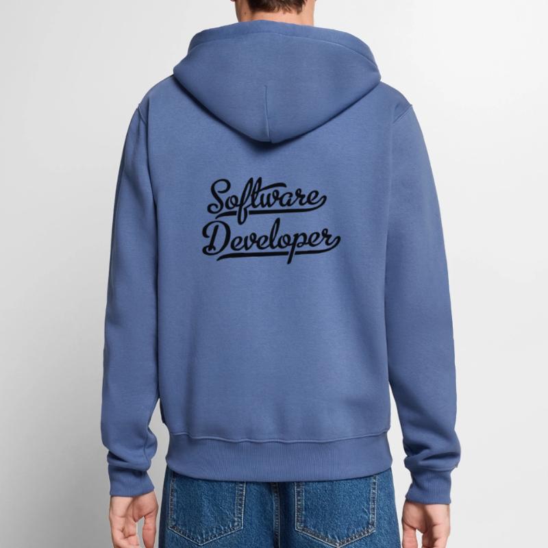 Software Developer Unisex Premium Organic Zip Hoodie