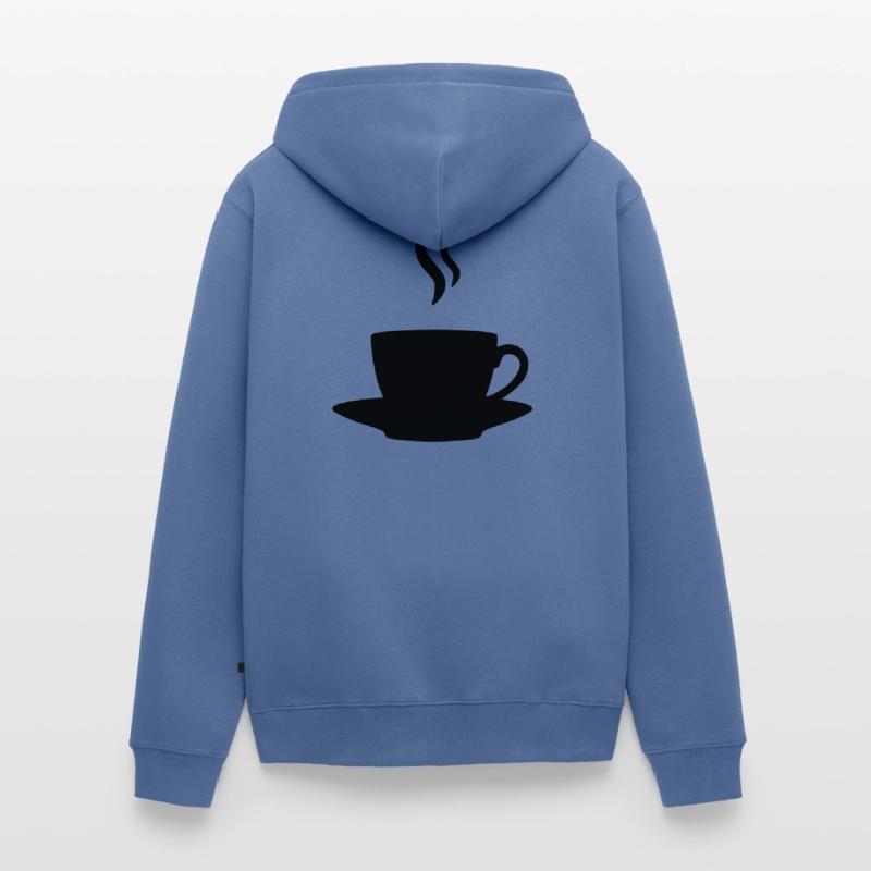 Kaffee oder Tee Unisex Premium Bio Zip Hoodie