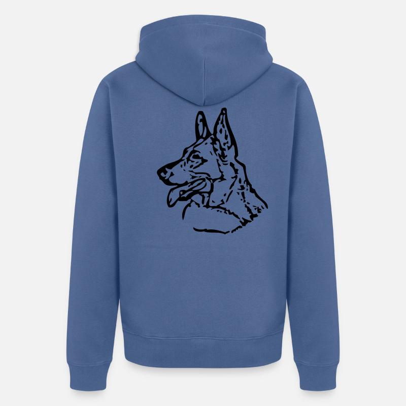 duitseherdervec02 - Veste à capuche bio Premium Unisexe - undefined