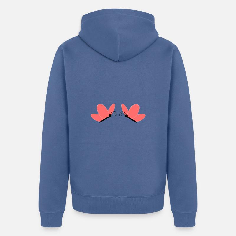 Muttertags Geschenk Mutter Muttertag Geschenkidee  - Unisex Premium Bio Zip Hoodie - Taubenblau