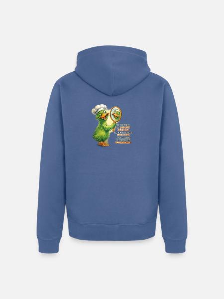 DNA - Unisex Premium Bio Zip Hoodie - Taubenblau