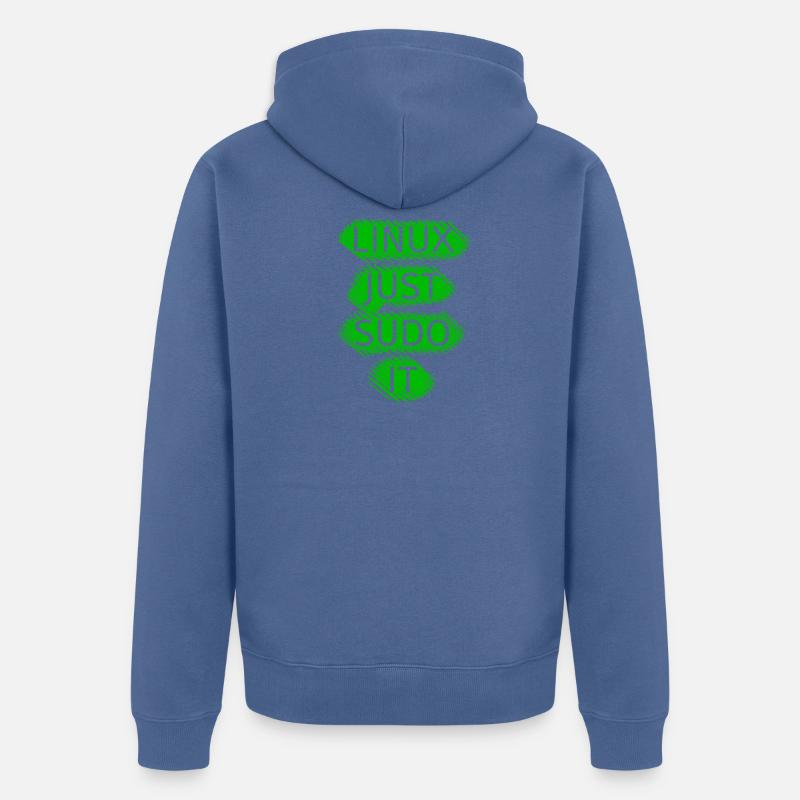 Linux Ubuntu SUDO - Ekologisk premiumluvjack unisex - duvblå