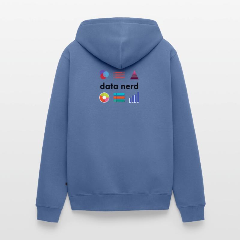 Data Nerd - Data Analyst Data Scientist - Data Unisex Premium Bio Zip Hoodie